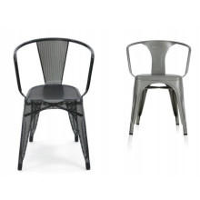 Современная металлическая мебель для сада Обеденный Открытый стул / стальной стул (XS-M821)